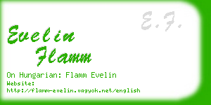 evelin flamm business card